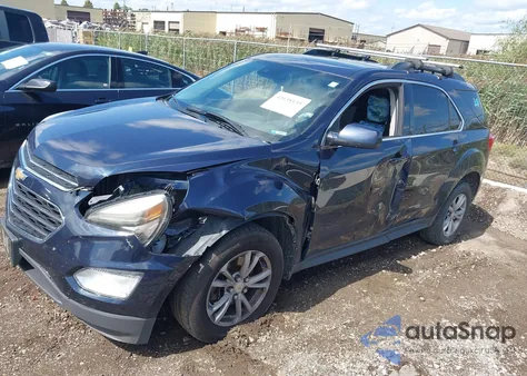 2017 Chevrolet Equinox Lt из США, поврежденный, VIN 2GNFLFEK8H6341154